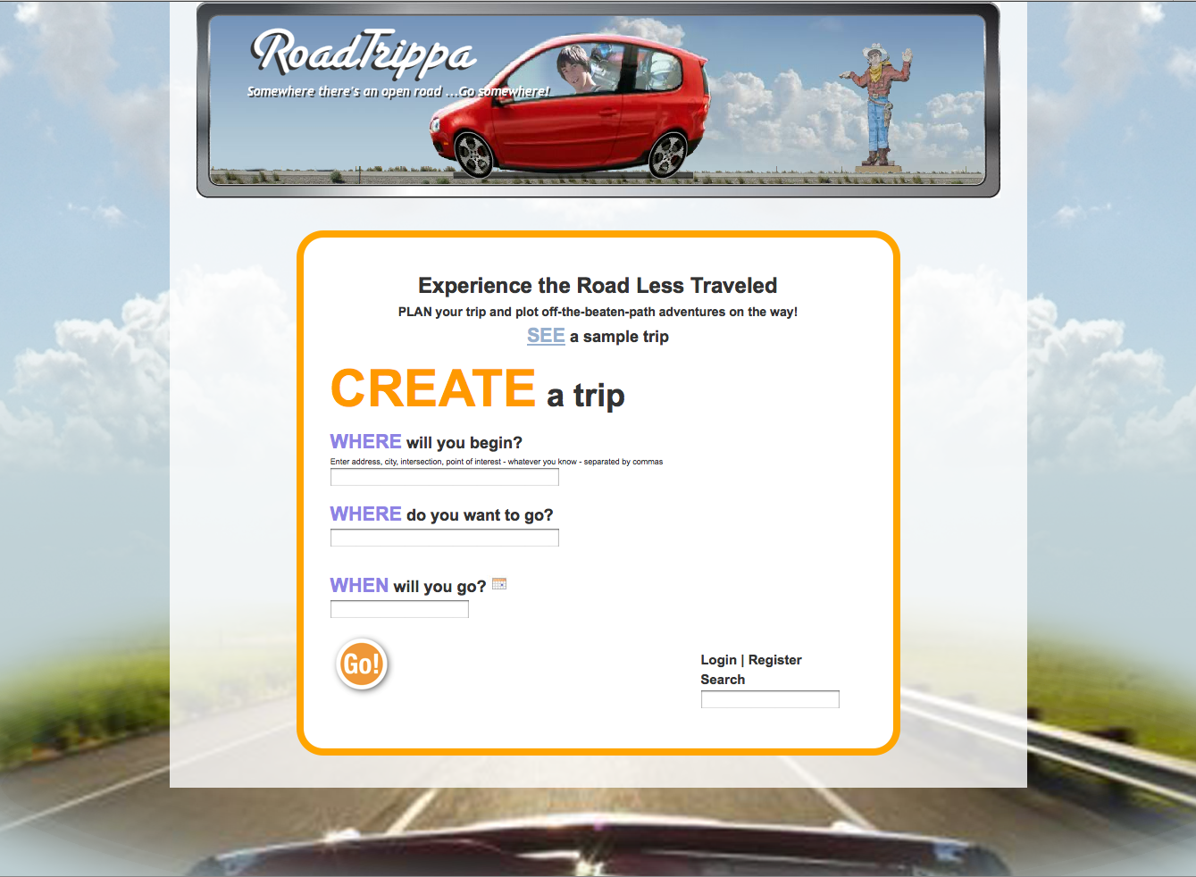 Roadtrippa Trip Planning 